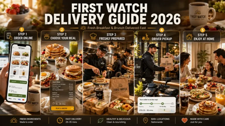 First Watch Delivery Guide and Menu items 2026