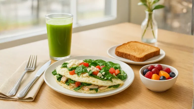 Ingredients for a Healthy Turkey First Watch sandwich arranged on a white surface, including turkey, lettuce, and bread.